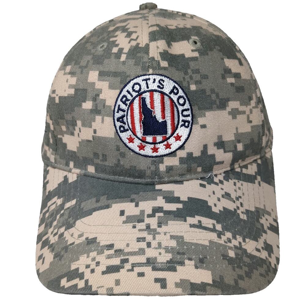 Rothco Baseball Cap Green Beige One Size Patriots Pour Idaho Digital Flag hat